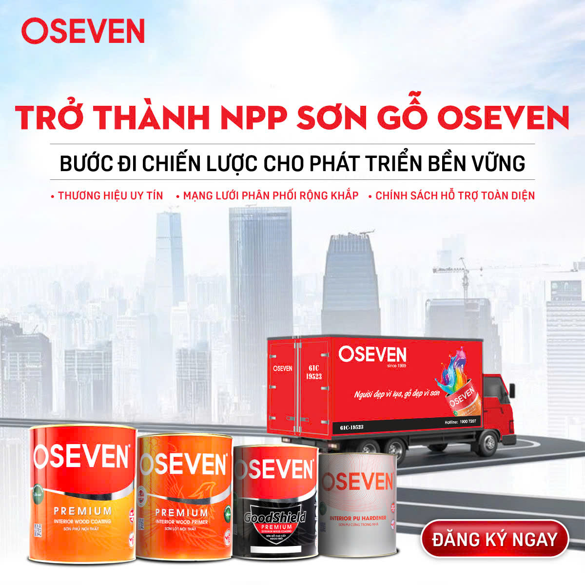 Trở Thành Đại Lý OSEVEN – Cơ Hội Hợp Tác Cùng Thương Hiệu Sơn Gỗ Hàng Đầu