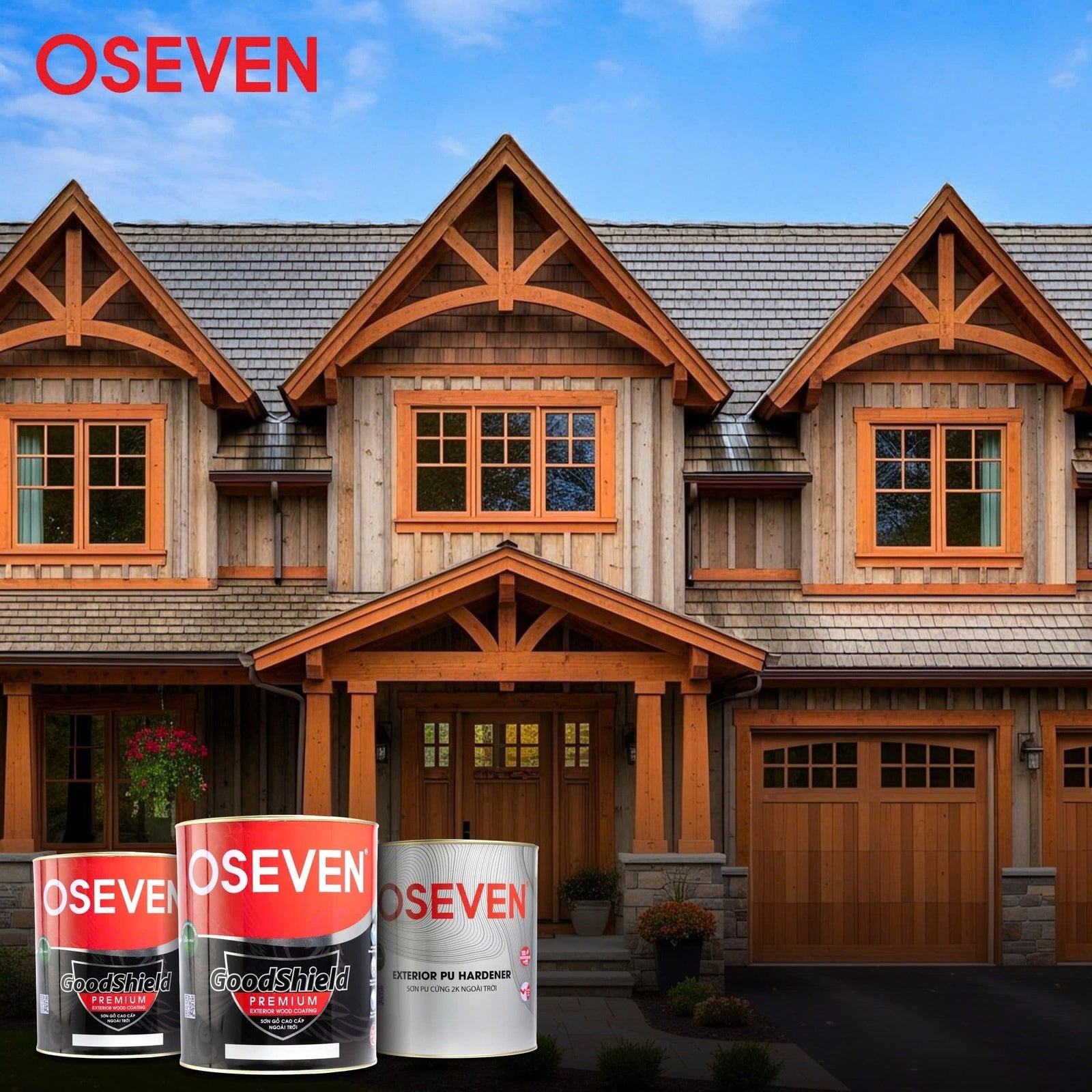 Cách Sơn Cửa Gỗ Đẹp – Bền Màu Như Mới | Hướng Dẫn Chuẩn OSEVEN