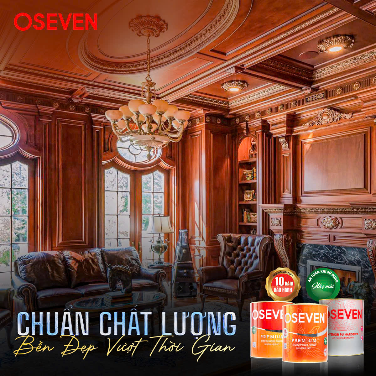 Sơn PU Gỗ – Giải Pháp Hoàn Hảo Cho Nội Thất Bền Đẹp | OSEVEN