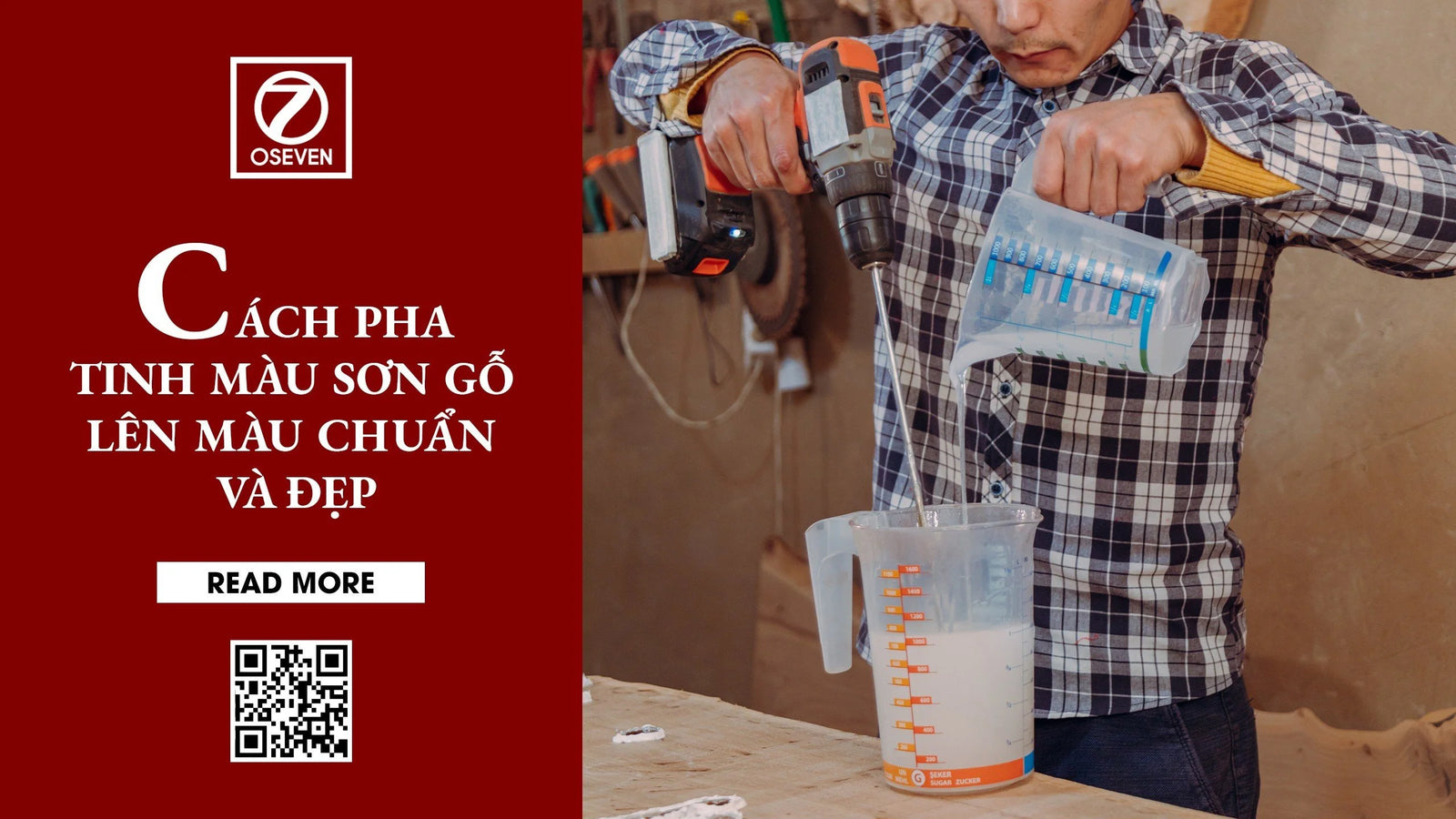 CÁCH PHA TINH MÀU SƠN GỖ LÊN MÀU CHUẨN VÀ ĐẸP