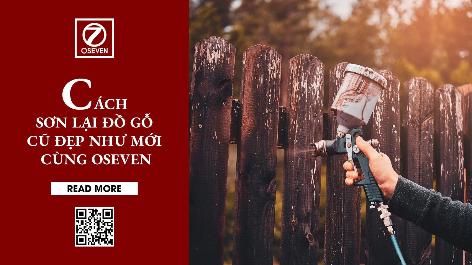 CÁCH SƠN LẠI ĐỒ GỖ CŨ ĐẸP NHƯ MỚI CÙNG OSEVEN