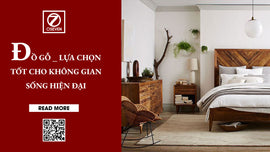 Đồ gỗ - Lựa chọn tốt cho một không gian sống hiện đại