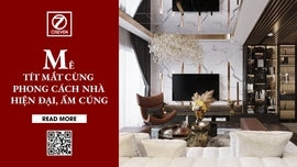 MÊ TÍT MẮT CÙNG PHONG CÁCH NHÀ HIỆN ĐẠI, ẤM CÚNG