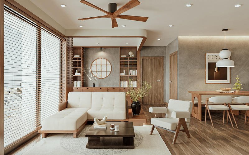 Phong Cách Japandi – Xu Hướng Thiết Kế Nội Thất Tối Giản & Tinh Tế 2026