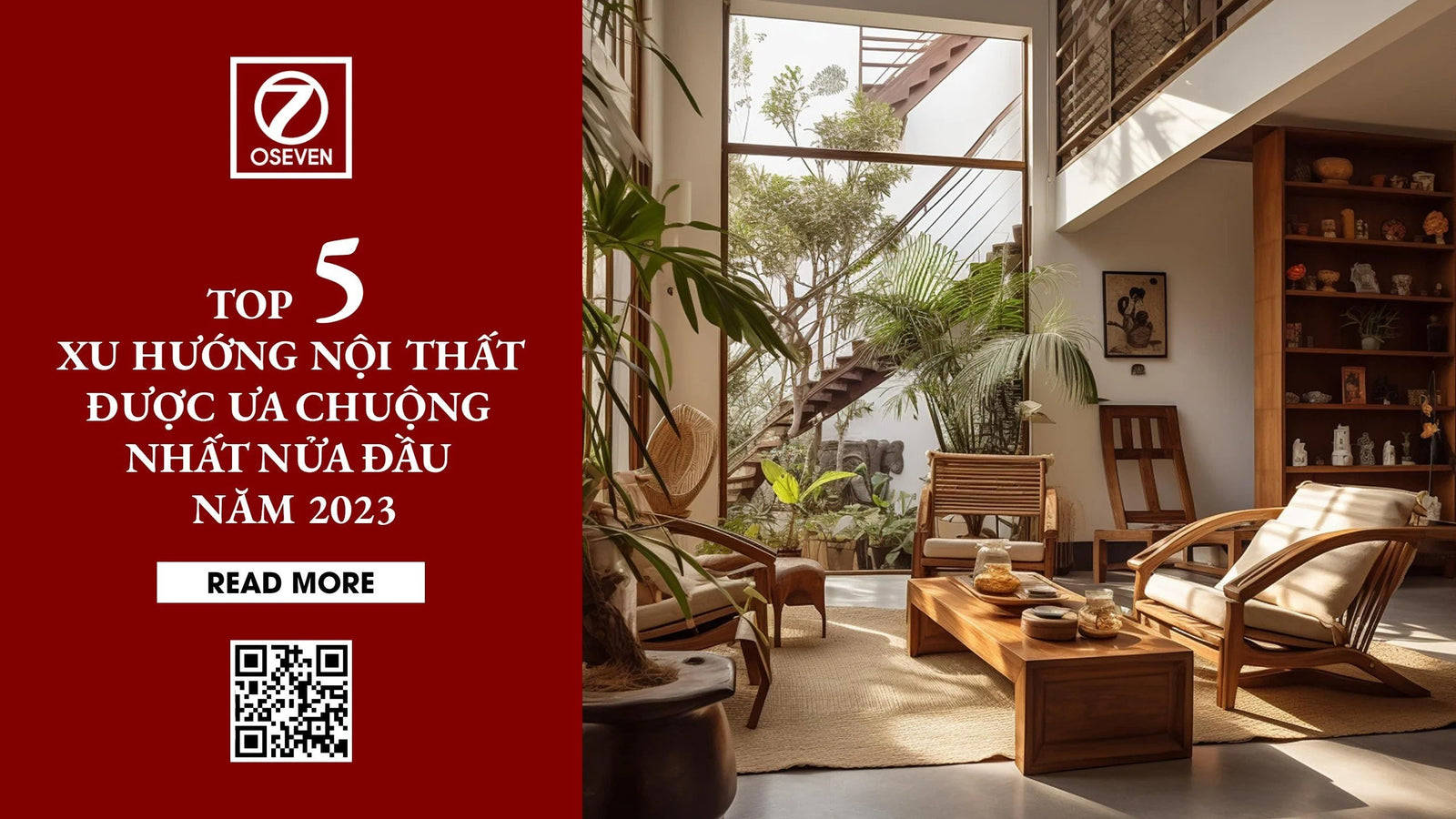 TOP 5 XU HƯỚNG NỘI THẤT ĐƯỢC ƯA CHUỘNG NHẤT NỬA ĐẦU NĂM 2023